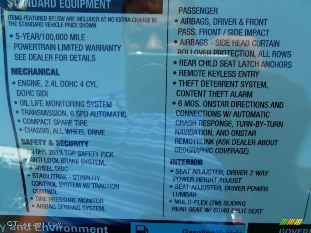 2013 Equinox LS AWD - Atlantis Blue Metallic / Jet Black photo #14