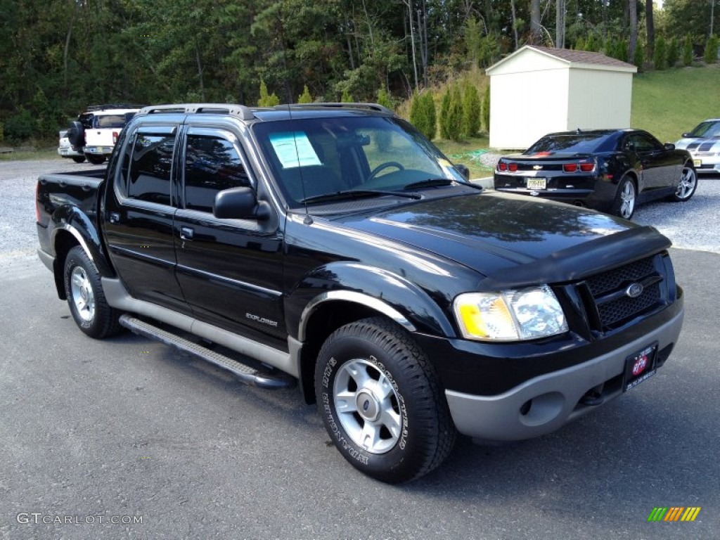 2001 Explorer Sport Trac 4x4 - Black / Dark Graphite photo #3