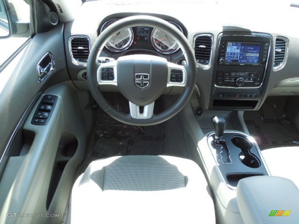 2012 Durango SXT - White Gold / Dark Graystone/Medium Graystone photo #7