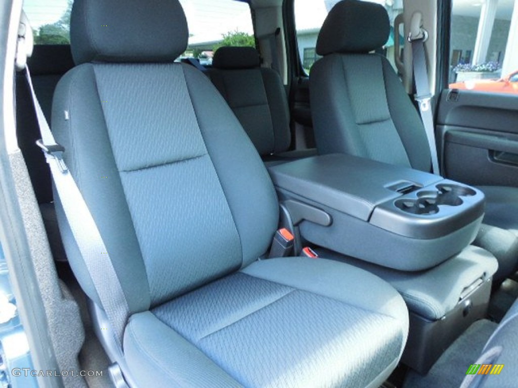 2013 Sierra 1500 SLE Crew Cab 4x4 - Stealth Gray Metallic / Ebony photo #12