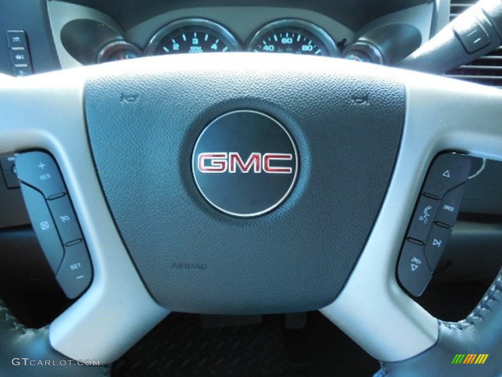 2013 Sierra 1500 SLE Crew Cab 4x4 - Stealth Gray Metallic / Ebony photo #22