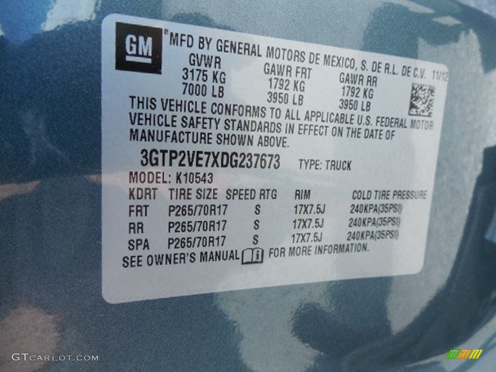 2013 Sierra 1500 SLE Crew Cab 4x4 - Stealth Gray Metallic / Ebony photo #23