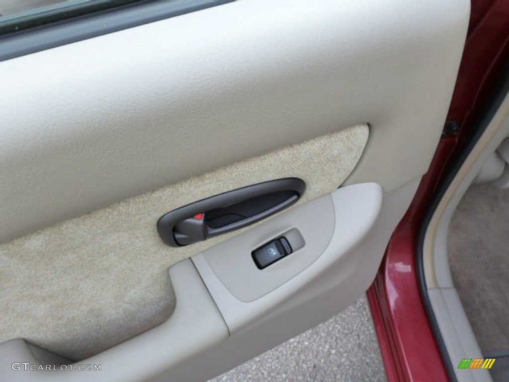 2002 Elantra GLS Sedan - Chianti Red / Beige photo #15