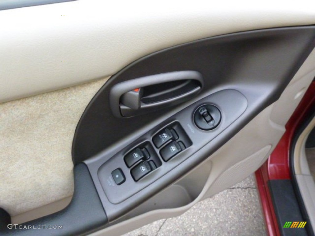 2002 Elantra GLS Sedan - Chianti Red / Beige photo #16