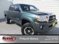 Timberland Green Mica 2011 Toyota Tacoma V6 SR5 PreRunner Double Cab
