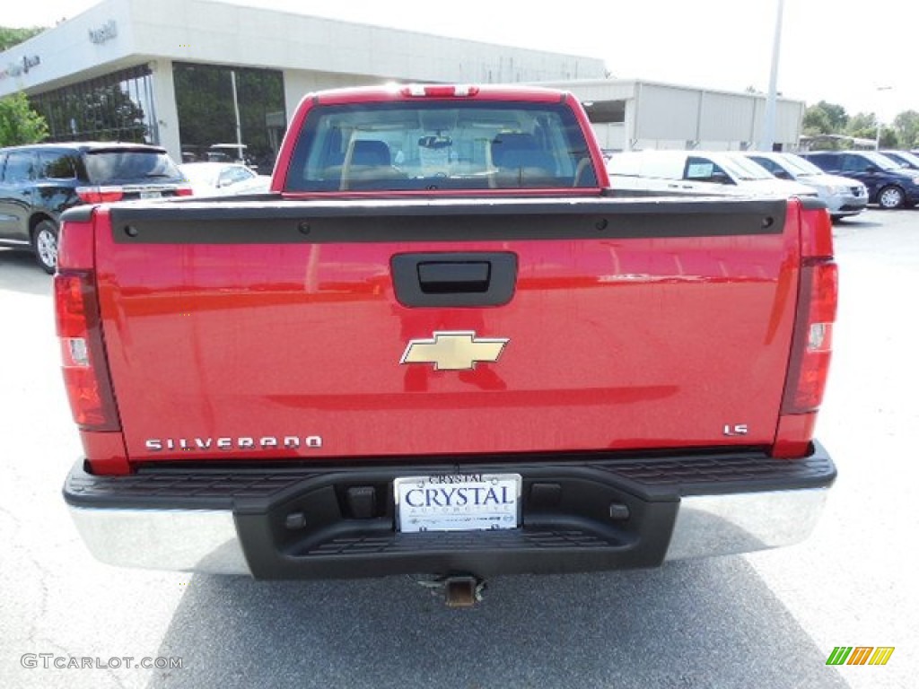 2007 Silverado 1500 Classic Work Truck Extended Cab - Victory Red / Dark Charcoal photo #7