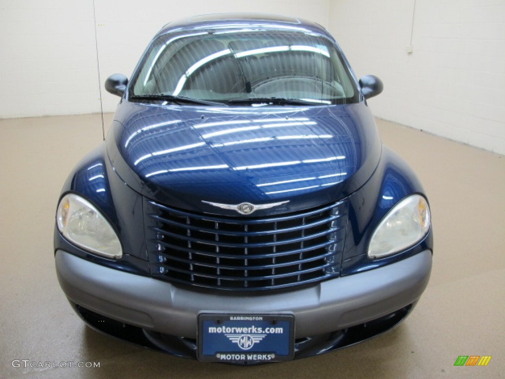 2001 PT Cruiser  - Patriot Blue Pearl / Taupe/Pearl Beige photo #2
