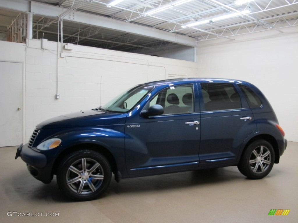 2001 PT Cruiser  - Patriot Blue Pearl / Taupe/Pearl Beige photo #9