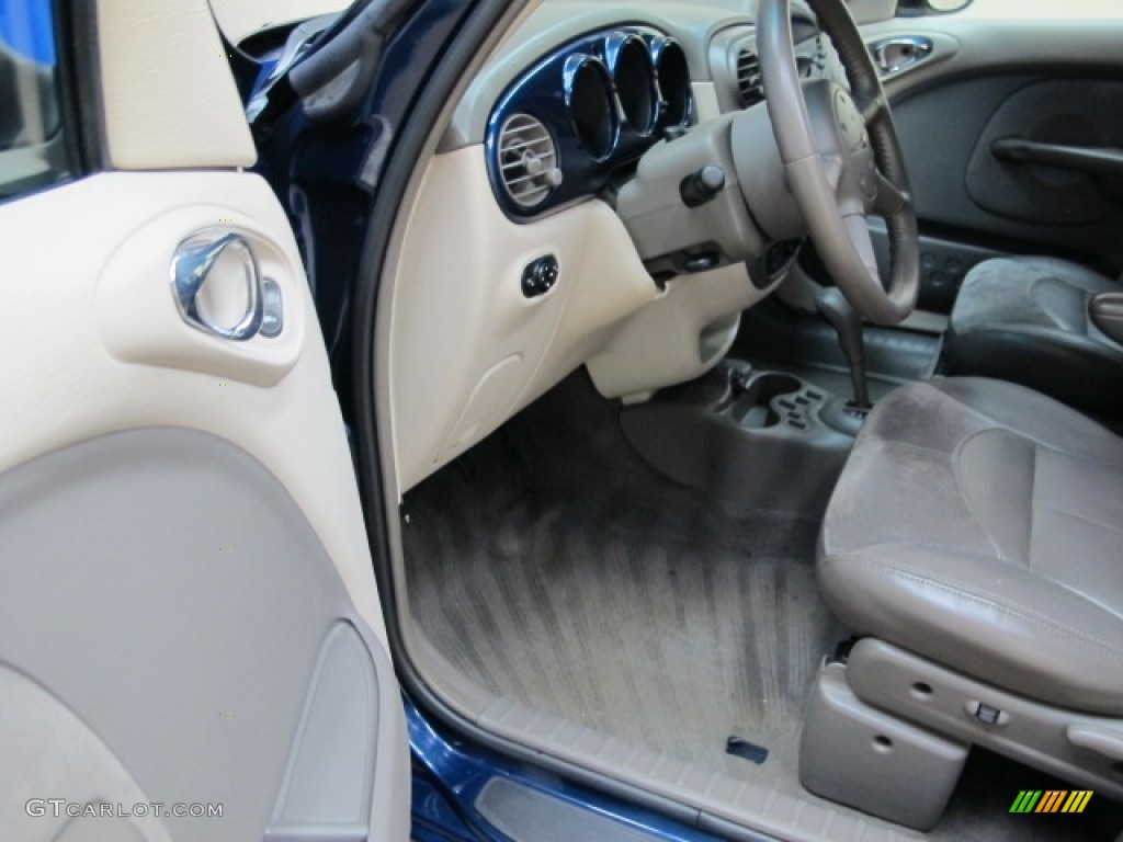 2001 PT Cruiser  - Patriot Blue Pearl / Taupe/Pearl Beige photo #15