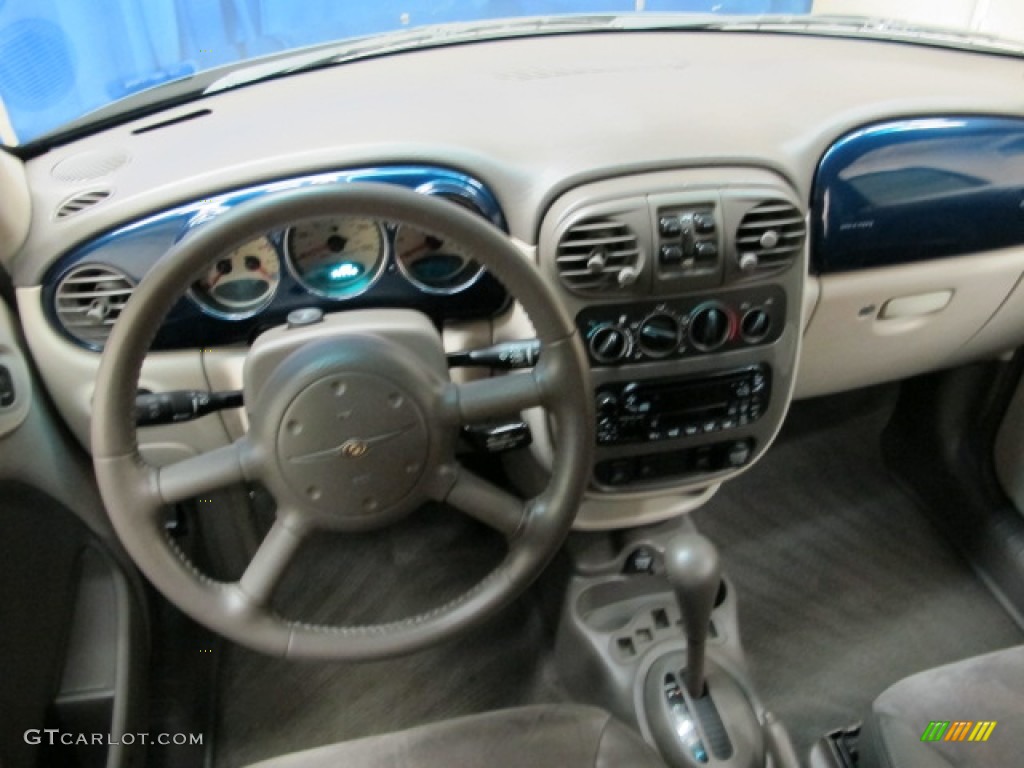 2001 PT Cruiser  - Patriot Blue Pearl / Taupe/Pearl Beige photo #23