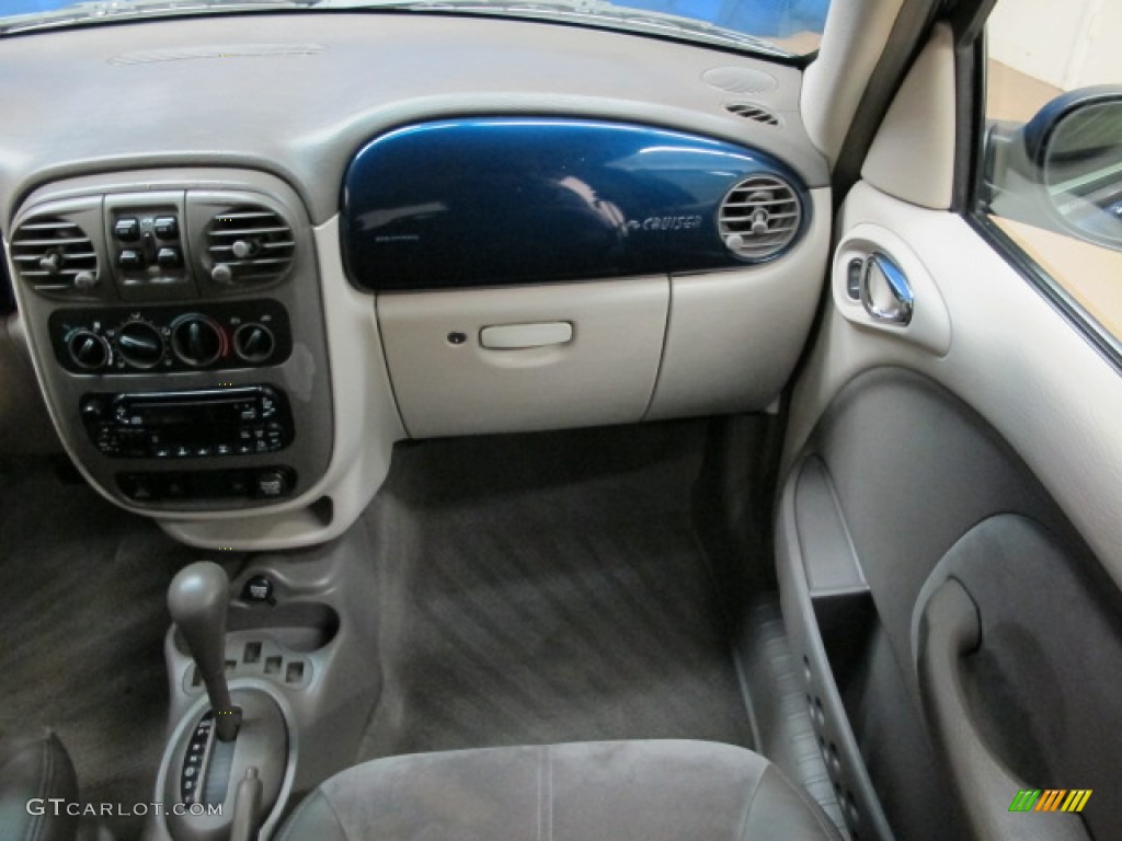 2001 PT Cruiser  - Patriot Blue Pearl / Taupe/Pearl Beige photo #25