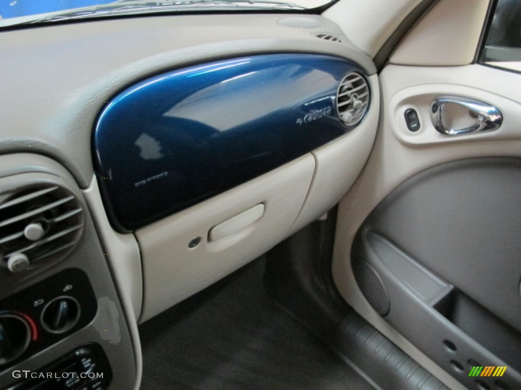 2001 PT Cruiser  - Patriot Blue Pearl / Taupe/Pearl Beige photo #28