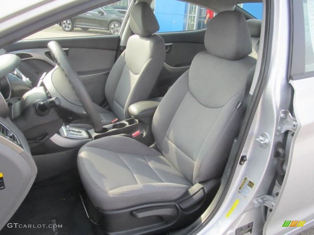 2012 Elantra GLS - Silver / Gray photo #7