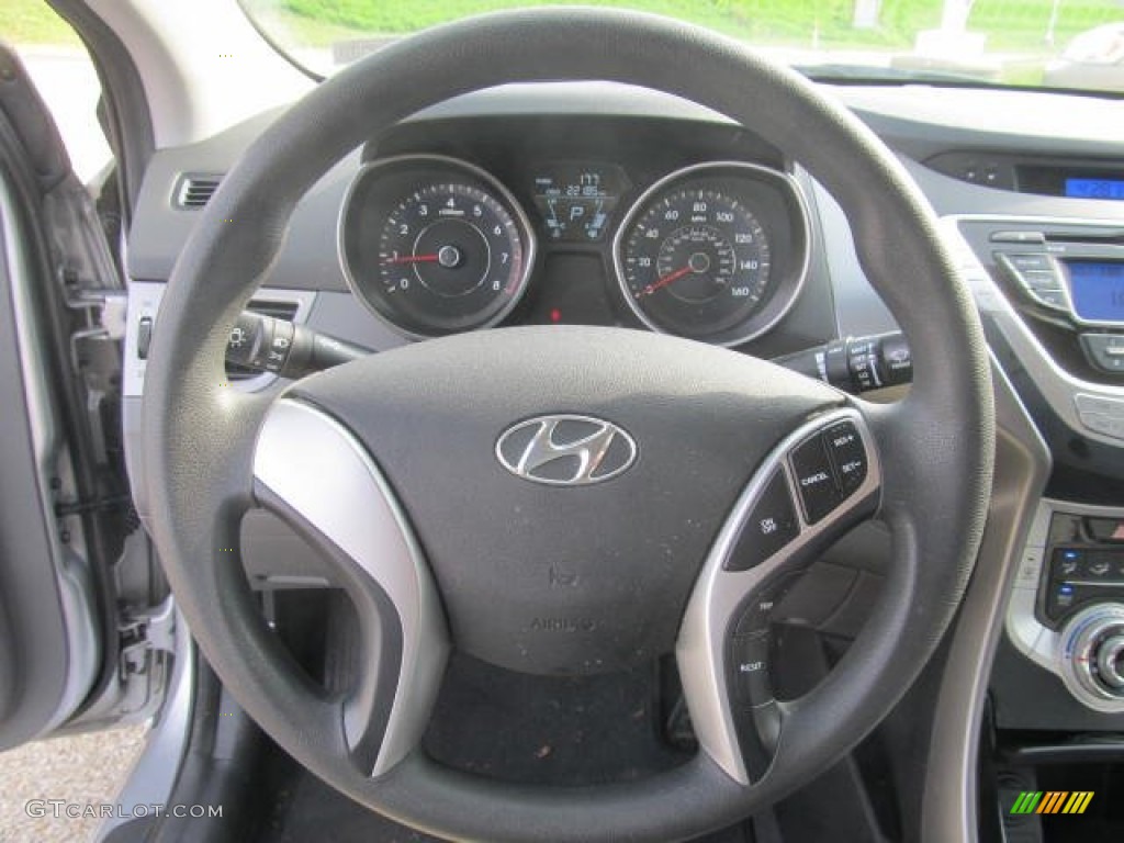 2012 Elantra GLS - Silver / Gray photo #9