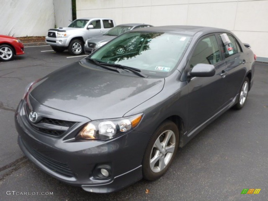 Magnetic Gray Metallic 2012 Toyota Corolla S Exterior Photo #85987347