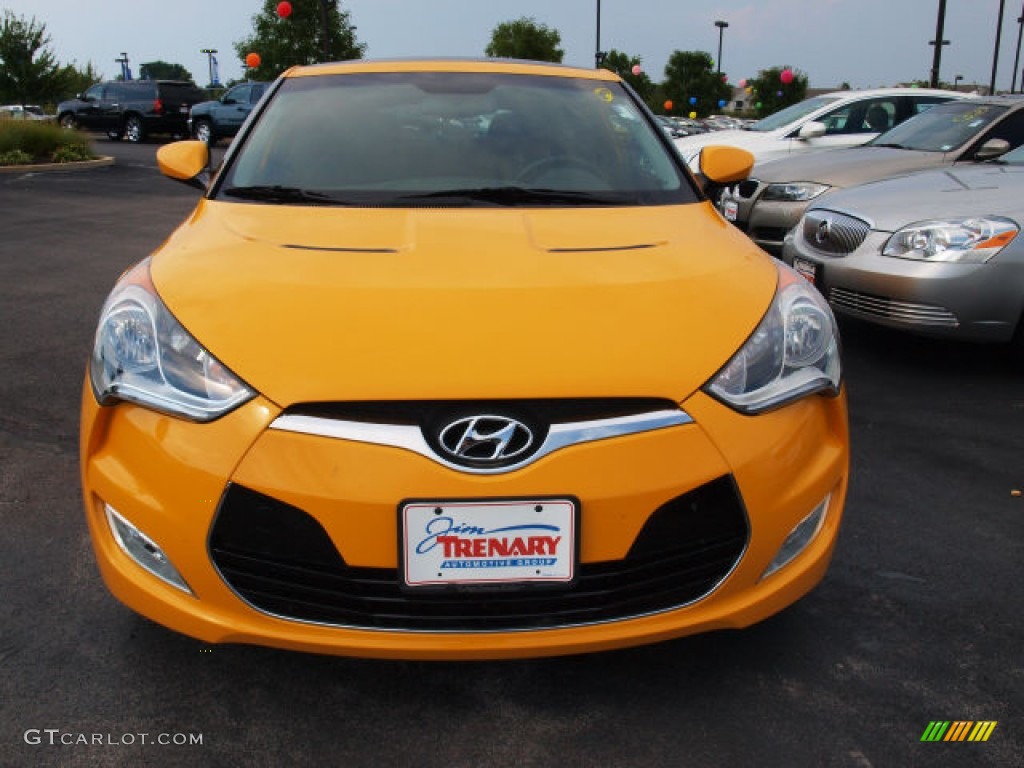2012 Veloster  - 26.2 Yellow / Black photo #8