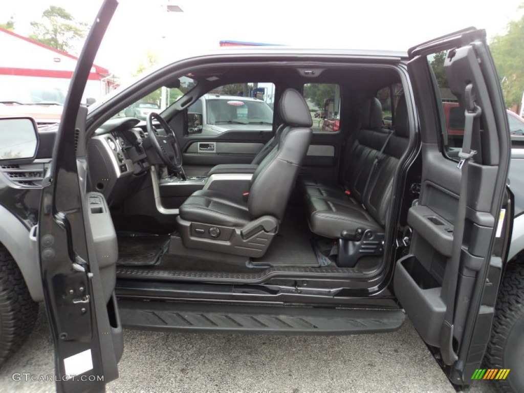 2010 F150 SVT Raptor SuperCab 4x4 - Tuxedo Black / Raptor Black photo #4