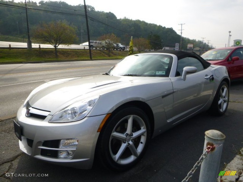 2007 Sky Roadster - Silver Pearl / Black photo #1