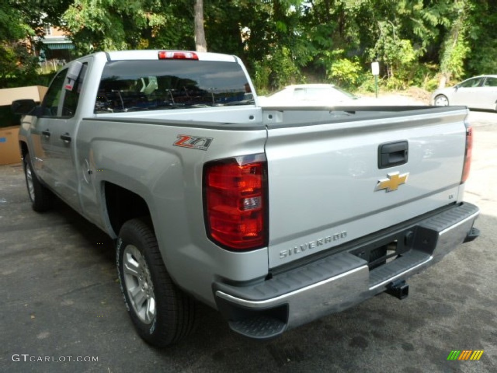 2014 Silverado 1500 LT Double Cab 4x4 - Silver Ice Metallic / Jet Black photo #5