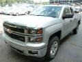 2014 Silver Ice Metallic Chevrolet Silverado 1500 LT Double Cab 4x4  photo #7