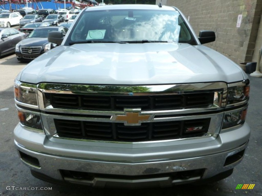 2014 Silverado 1500 LT Double Cab 4x4 - Silver Ice Metallic / Jet Black photo #8