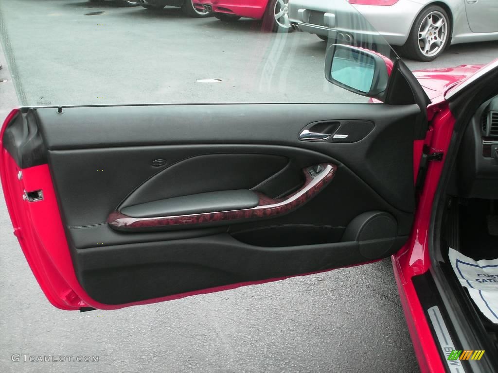 2002 3 Series 330i Convertible - Electric Red / Black photo #30
