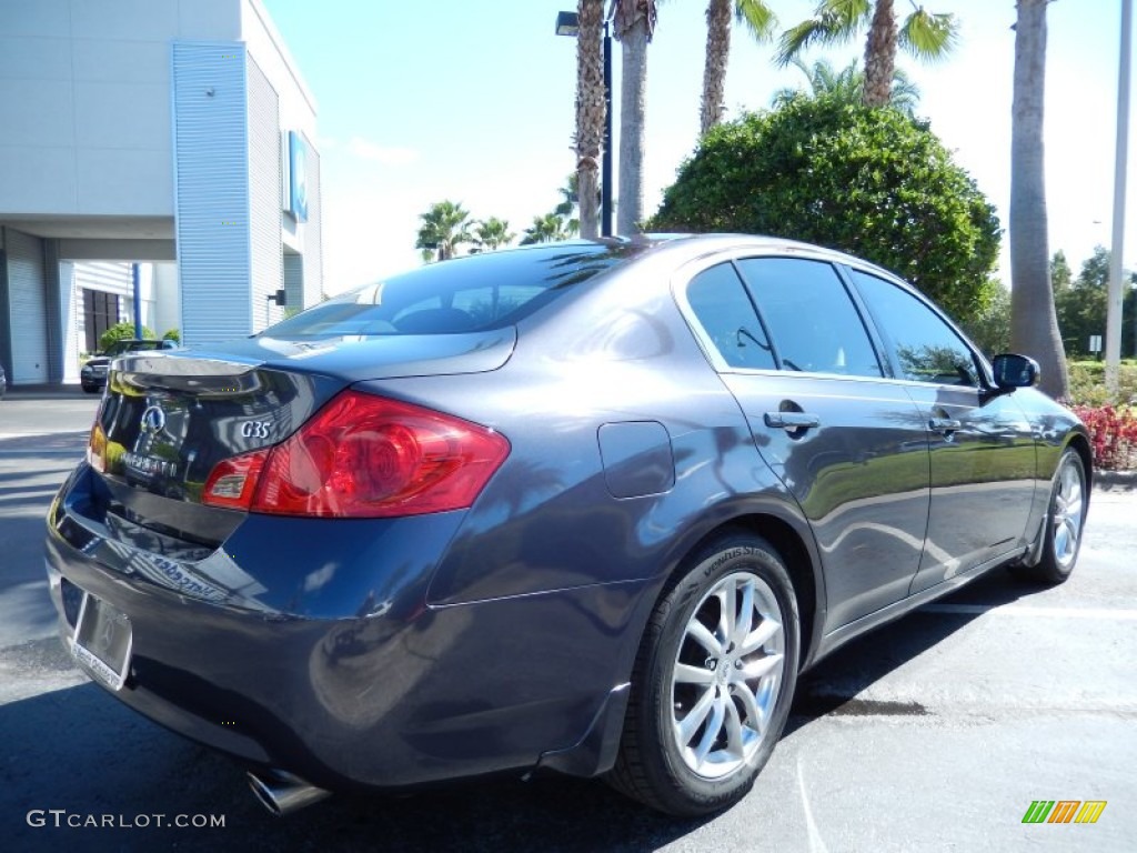 2007 G 35 Sedan - Platinum Graphite Metallic / Stone Gray photo #7