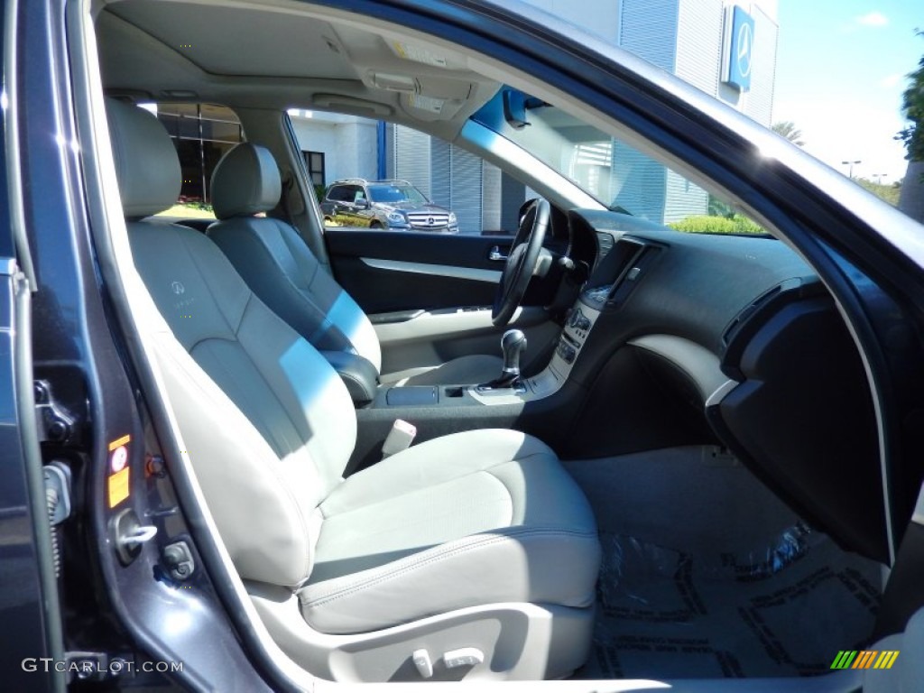 2007 G 35 Sedan - Platinum Graphite Metallic / Stone Gray photo #17