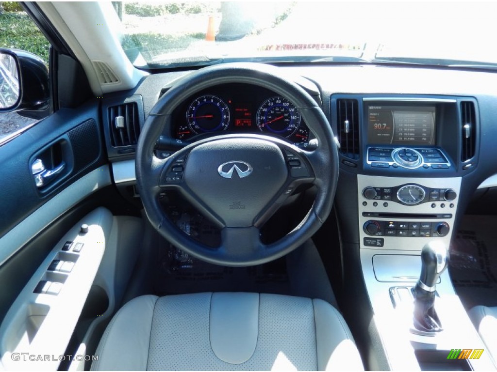 2007 G 35 Sedan - Platinum Graphite Metallic / Stone Gray photo #21