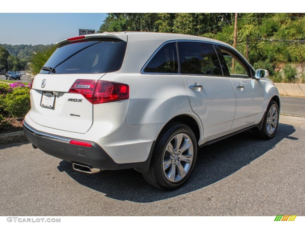2013 MDX SH-AWD Advance - Aspen White Pearl / Parchment photo #4