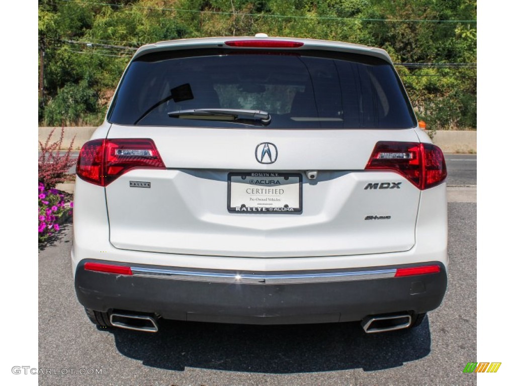 2013 MDX SH-AWD Advance - Aspen White Pearl / Parchment photo #5