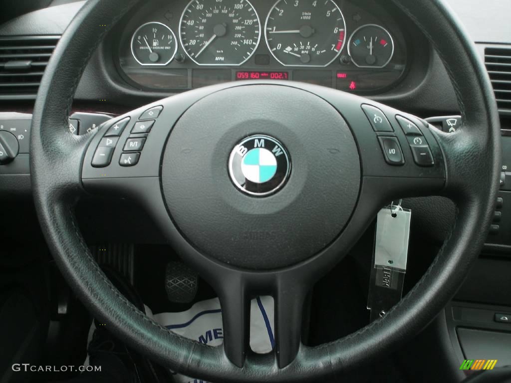 2002 3 Series 330i Convertible - Electric Red / Black photo #46