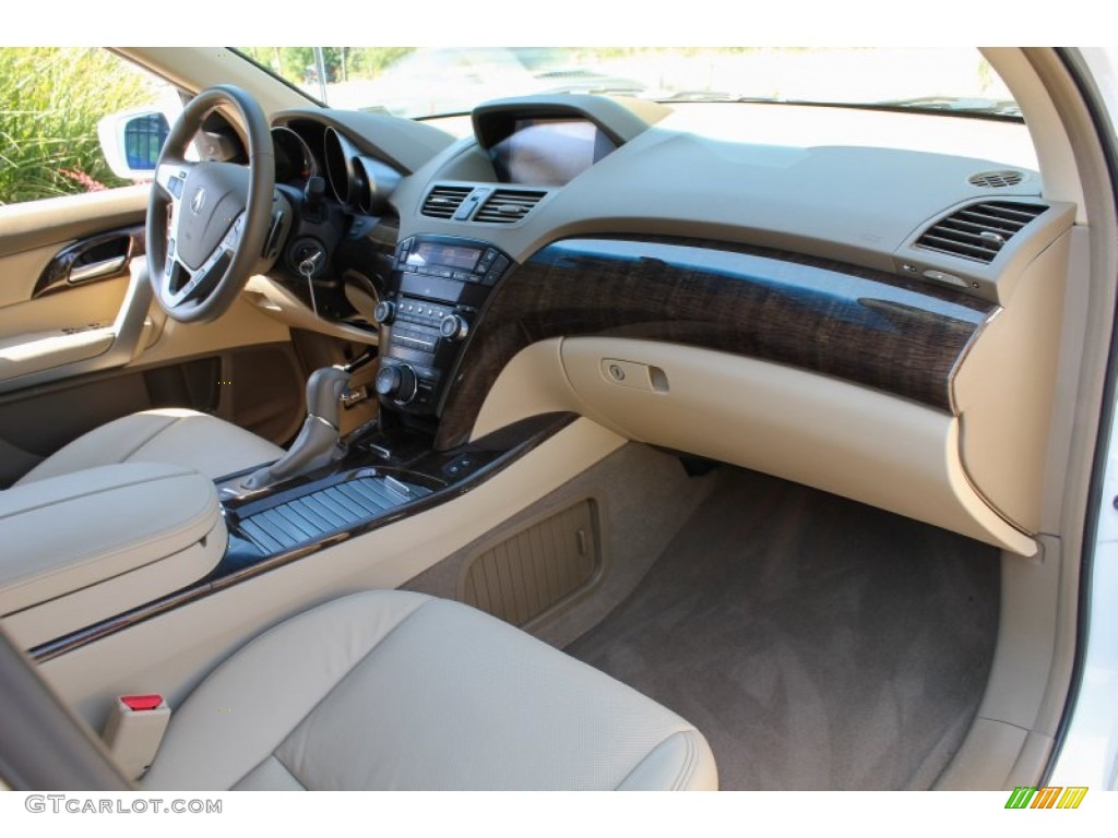 2013 MDX SH-AWD Advance - Aspen White Pearl / Parchment photo #9