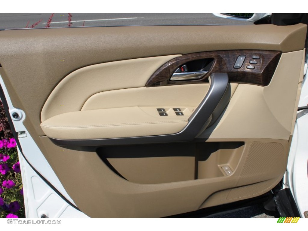 2013 MDX SH-AWD Advance - Aspen White Pearl / Parchment photo #12