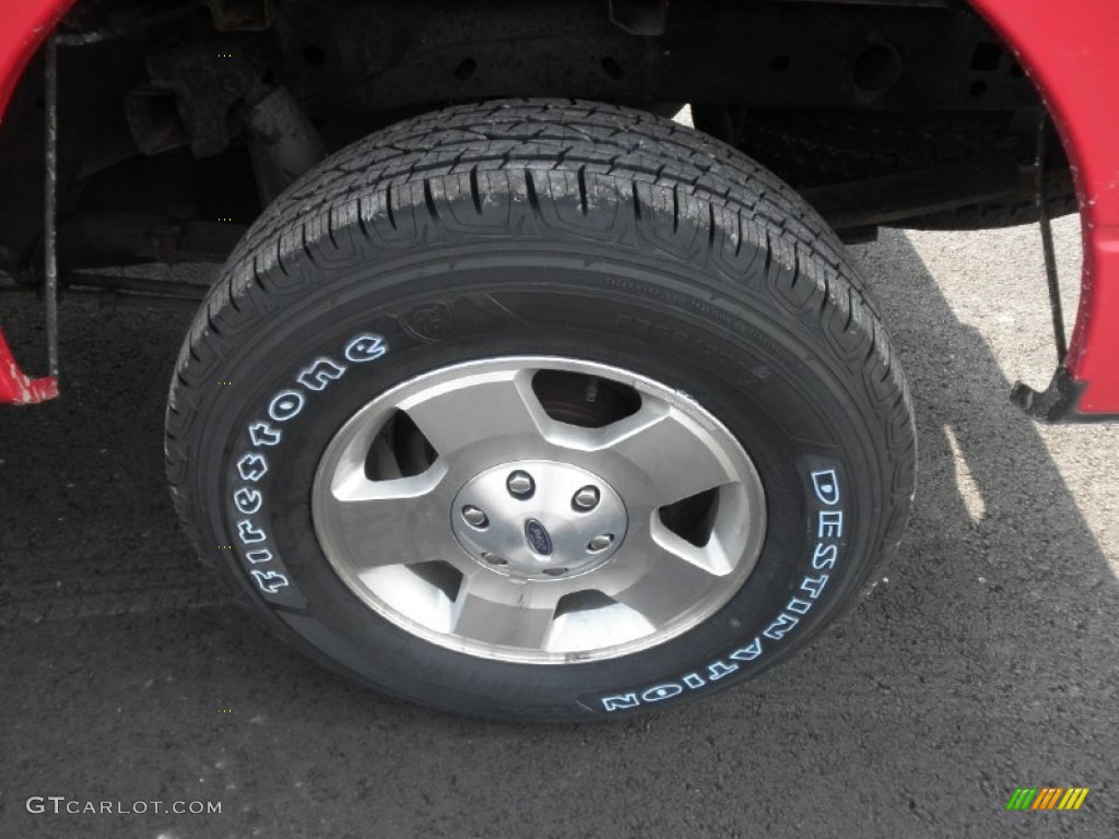 2007 F150 STX SuperCab 4x4 - Bright Red / Medium Flint photo #17