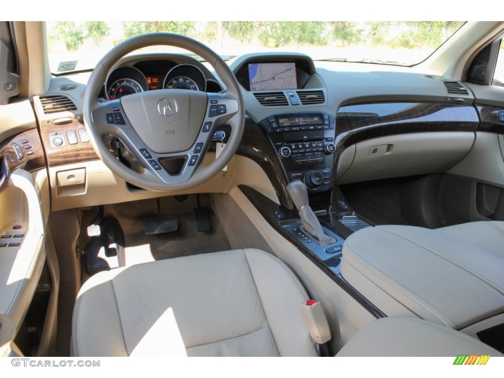 2013 MDX SH-AWD Advance - Aspen White Pearl / Parchment photo #18