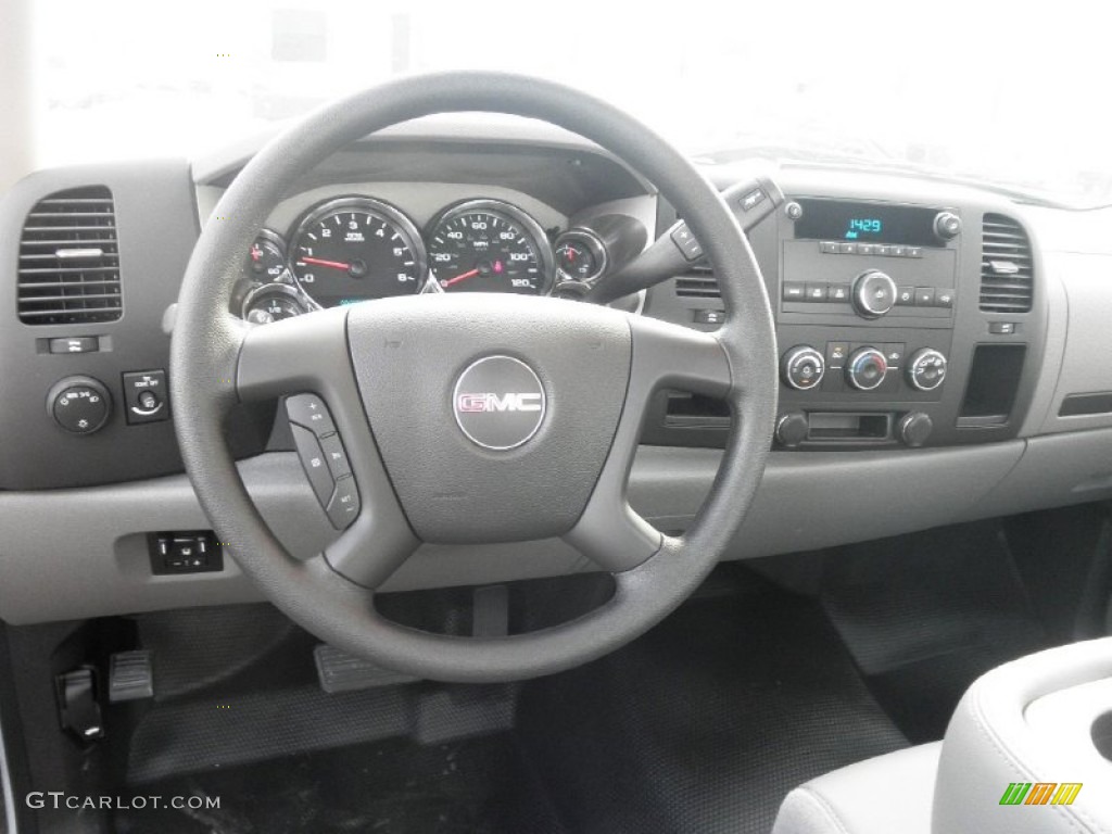 2014 GMC Sierra 3500HD Regular Cab Dually Chassis Dark Titanium Dashboard Photo #85992459