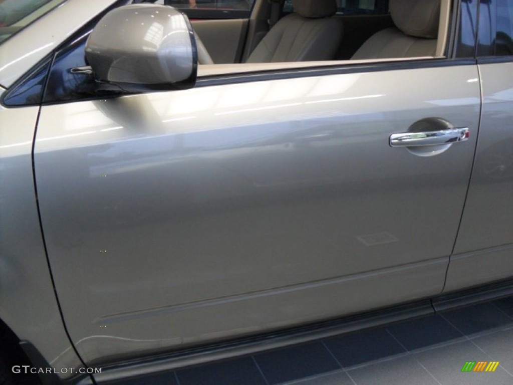 2003 Murano SE AWD - Polished Pewter Metallic / Cafe Latte photo #3