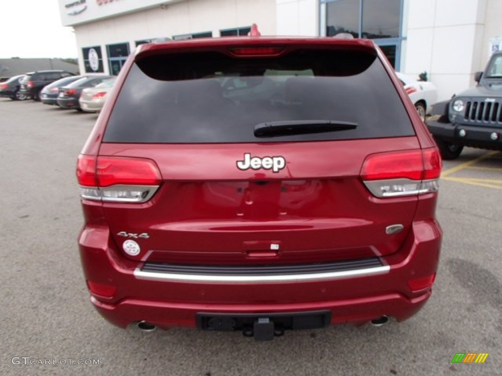 2014 Grand Cherokee Overland 4x4 - Deep Cherry Red Crystal Pearl / Overland Nepal Jeep Brown Light Frost photo #7
