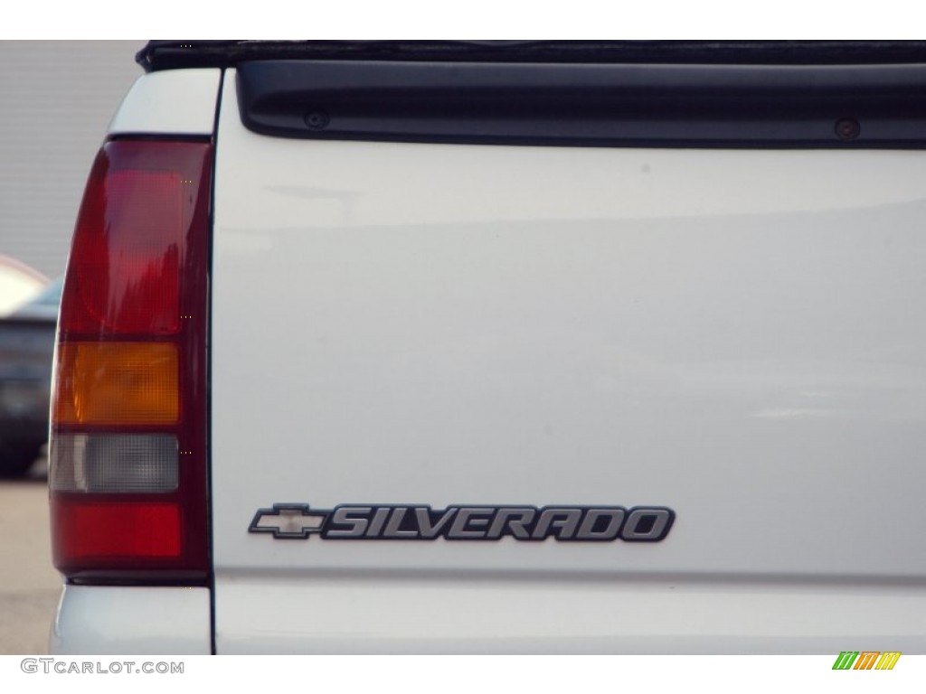 1999 Silverado 1500 LS Extended Cab 4x4 - Summit White / Medium Oak photo #16