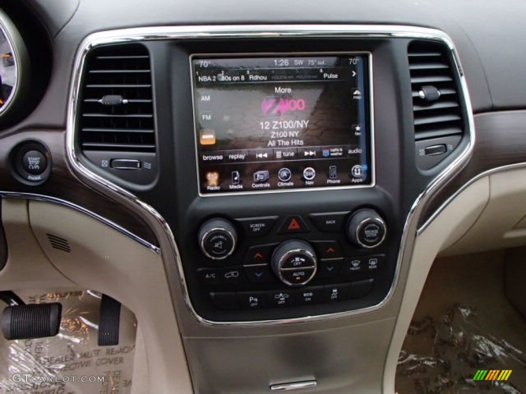 2014 Grand Cherokee Overland 4x4 - Deep Cherry Red Crystal Pearl / Overland Nepal Jeep Brown Light Frost photo #16