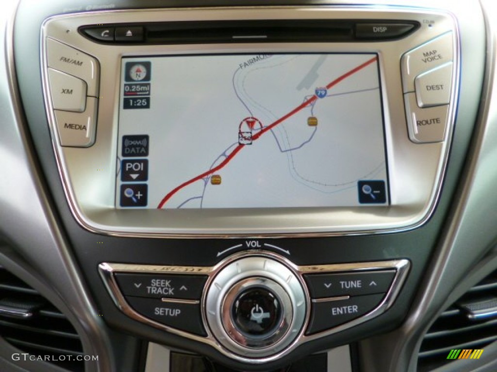 2012 Elantra Limited - Harbor Gray Metallic / Gray photo #19