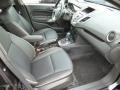  2013 Fiesta Titanium Hatchback Charcoal Black Leather Interior
