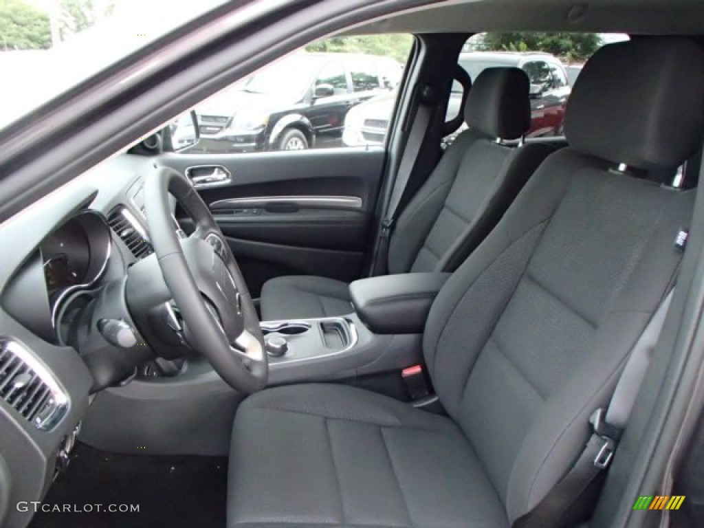 Black Interior 2014 Dodge Durango SXT AWD Photo #85995426