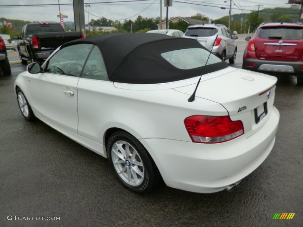 2010 1 Series 128i Convertible - Alpine White / Taupe photo #5
