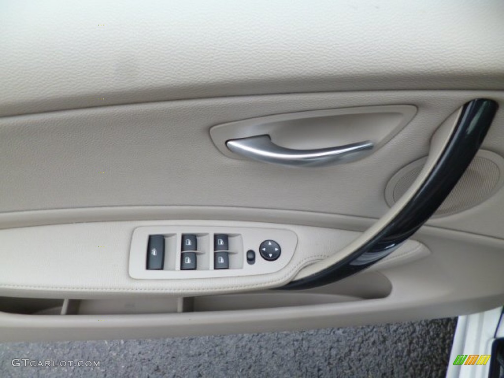 2010 1 Series 128i Convertible - Alpine White / Taupe photo #16