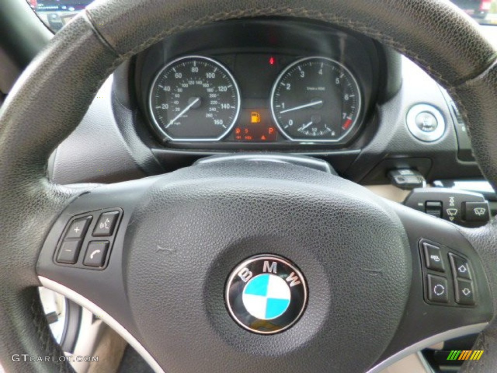 2010 1 Series 128i Convertible - Alpine White / Taupe photo #18