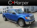 Blue Flame Metallic - F150 XLT SuperCab 4x4 Photo No. 1