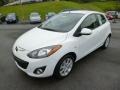 2012 Crystal White Pearl Mica Mazda MAZDA2 Touring  photo #3