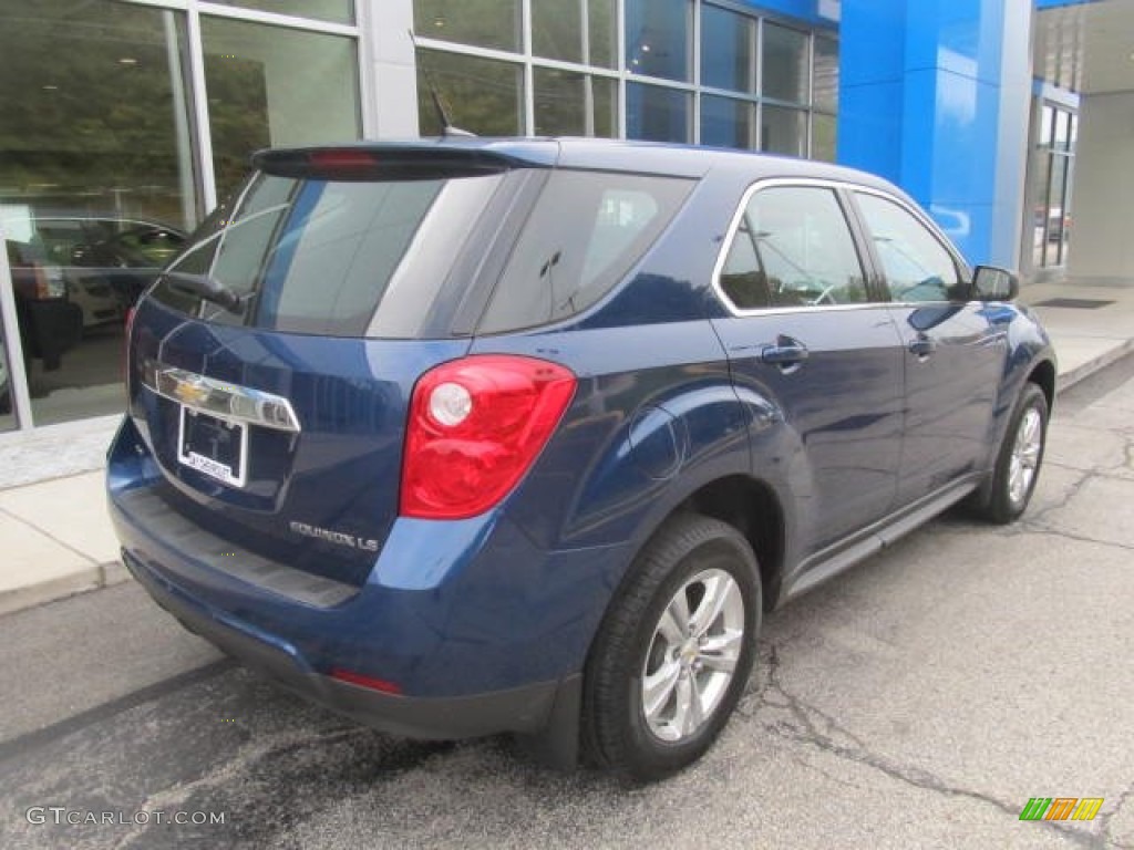 2010 Equinox LS AWD - Navy Blue Metallic / Jet Black/Light Titanium photo #4